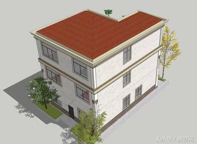 三層簡(jiǎn)歐別墅設(shè)計(jì)圖，打造清新干凈舒適的家