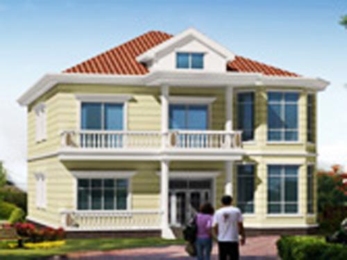 農(nóng)村二層小別墅設(shè)計(jì)圖，結(jié)構(gòu)簡(jiǎn)單大氣，采光通透，舒適清爽