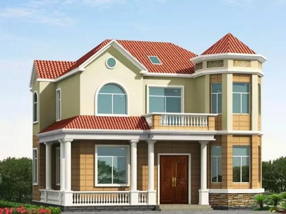 二層農(nóng)村自建房設(shè)計圖，11.4x12.9米，住起來肯定令人心神愉悅