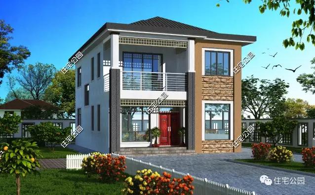 8款開間9米別墅設(shè)計圖，造價經(jīng)濟，只要20萬就夠了