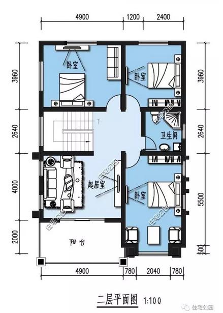 8款開間9米別墅設(shè)計圖，造價經(jīng)濟，只要20萬就夠了