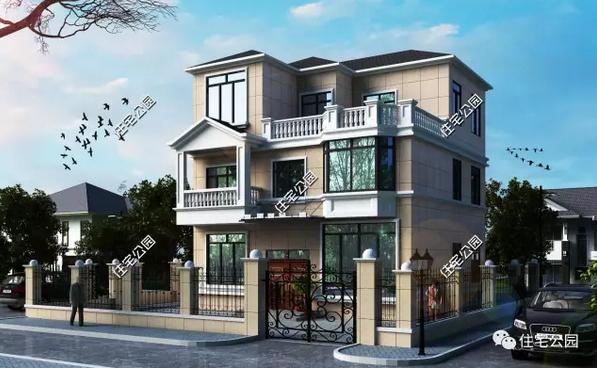 8款開間9米別墅設(shè)計圖，造價經(jīng)濟，只要20萬就夠了