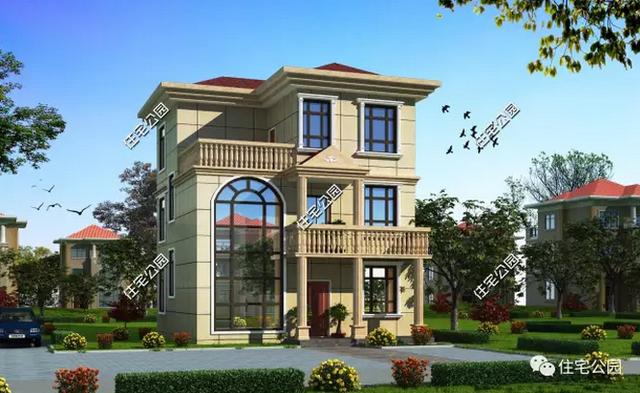 8款開間9米別墅設(shè)計圖，造價經(jīng)濟，只要20萬就夠了