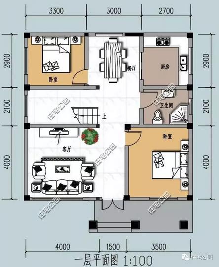 8款開間9米別墅設(shè)計圖，造價經(jīng)濟，只要20萬就夠了