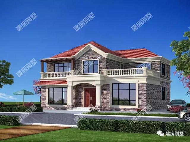 兩款農(nóng)村自建房設(shè)計圖，建成之后房比花嬌，好看極了