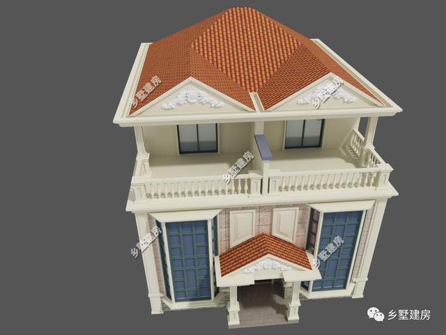 這款農(nóng)村別墅設(shè)計圖，一屋兩戶，兩兄弟可以一起住