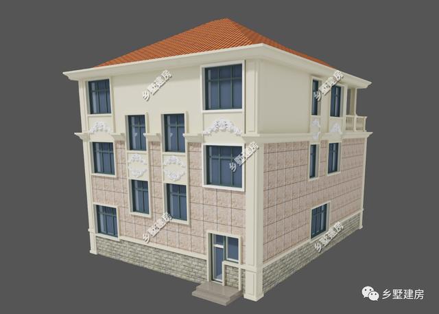 這款農(nóng)村別墅設(shè)計圖，一屋兩戶，兩兄弟可以一起住