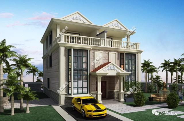 這款農(nóng)村別墅設(shè)計圖，一屋兩戶，兩兄弟可以一起住