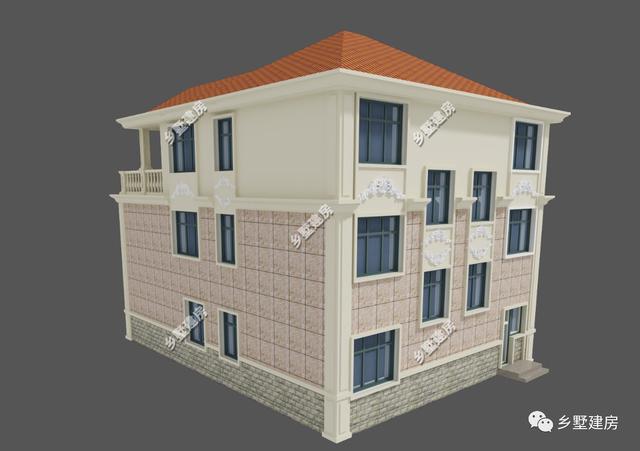 這款農(nóng)村別墅設(shè)計圖，一屋兩戶，兩兄弟可以一起住