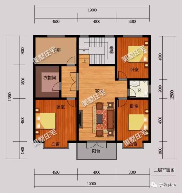6款農(nóng)村三層別墅設(shè)計圖，外觀端莊大方戶型方正，準(zhǔn)備建房的小伙伴可以留作參考