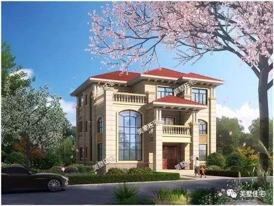 6款農(nóng)村三層別墅設(shè)計圖，外觀端莊大方戶型方正，準(zhǔn)備建房的小伙伴可以留作參考