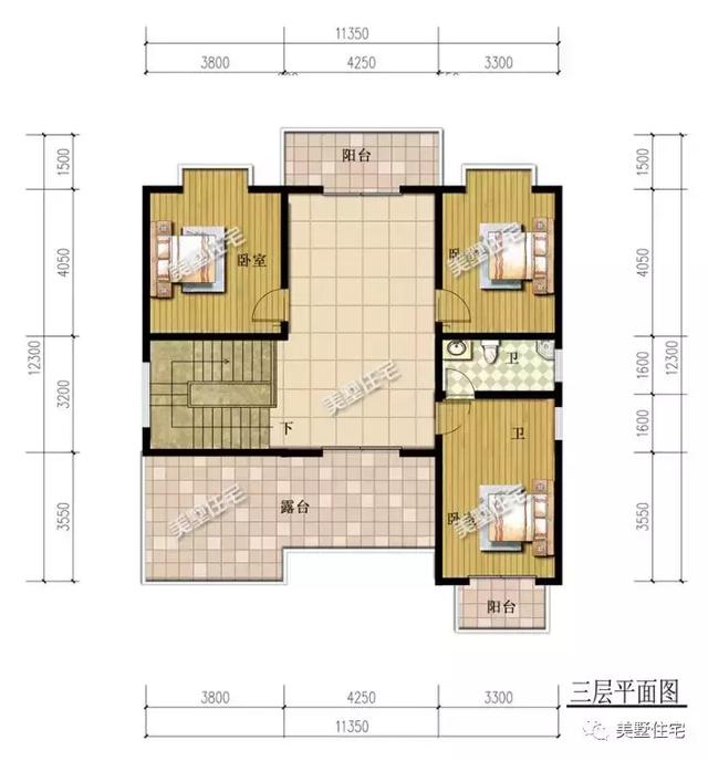 6款農(nóng)村三層別墅設(shè)計圖，外觀端莊大方戶型方正，準(zhǔn)備建房的小伙伴可以留作參考