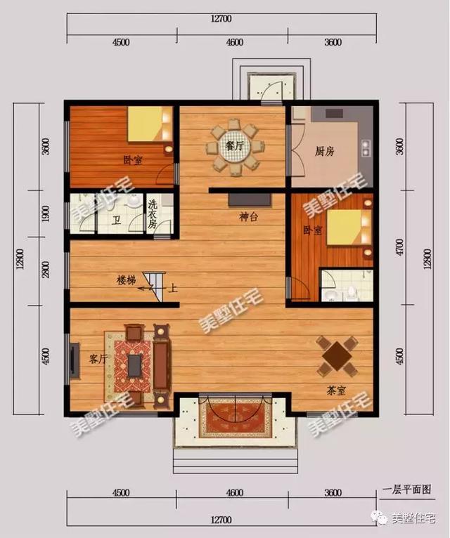 6款農(nóng)村三層別墅設(shè)計圖，外觀端莊大方戶型方正，準(zhǔn)備建房的小伙伴可以留作參考