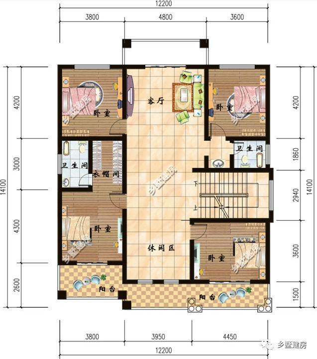 這款新建的的四層農(nóng)村自建房設(shè)計圖，性價比很高