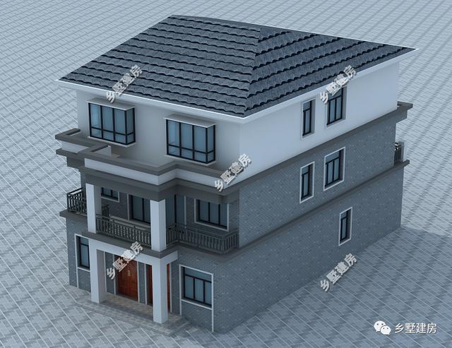 小面寬也能建雙拼，看看這款農(nóng)村別墅設(shè)計圖，你就知道了