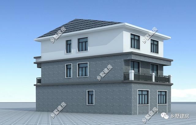 小面寬也能建雙拼，看看這款農(nóng)村別墅設(shè)計圖，你就知道了