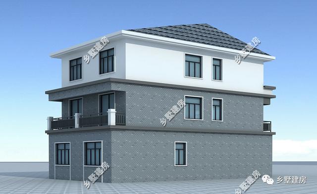 小面寬也能建雙拼，看看這款農(nóng)村別墅設(shè)計圖，你就知道了