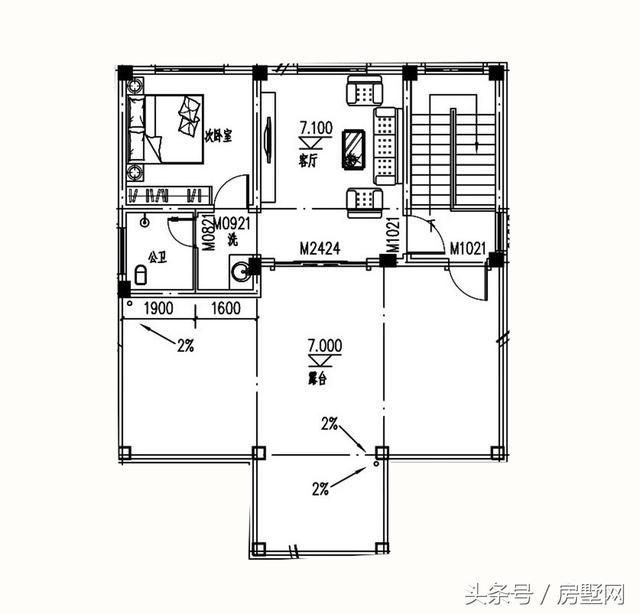 極簡現(xiàn)代風(fēng)格別墅設(shè)計圖，造價低廉，圖紙易懂，拿到就能施工