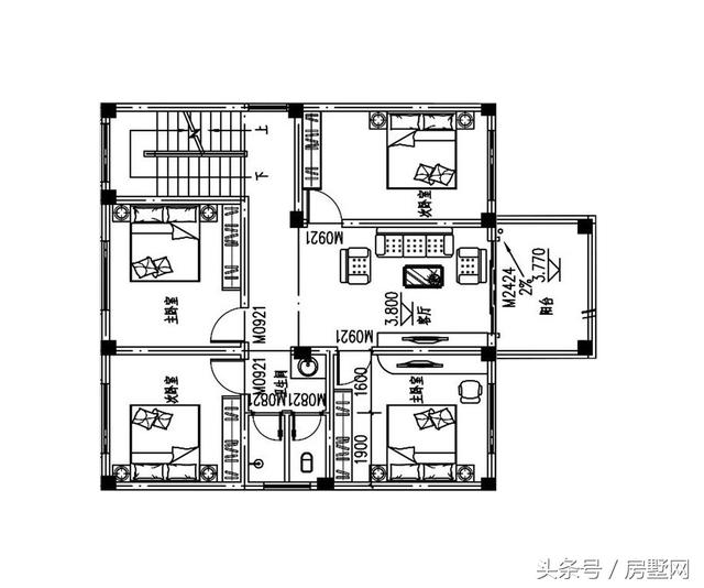 極簡現(xiàn)代風(fēng)格別墅設(shè)計圖，造價低廉，圖紙易懂，拿到就能施工