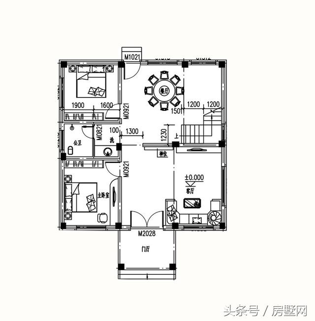 極簡現(xiàn)代風(fēng)格別墅設(shè)計圖，造價低廉，圖紙易懂，拿到就能施工