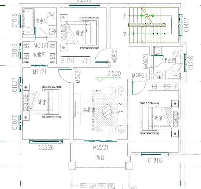 農(nóng)村三層別墅全套設(shè)計(jì)圖，造價(jià)經(jīng)濟(jì)，布局合理