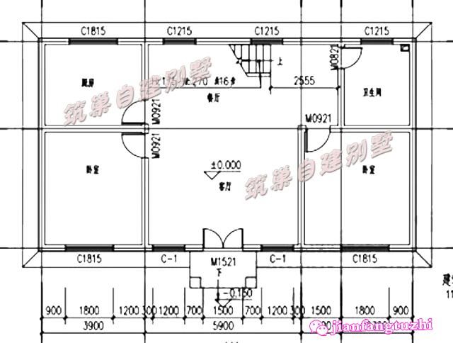 2套農(nóng)村二層別墅全套設(shè)計(jì)CAD施工圖推薦給您，可以回老家蓋別墅了