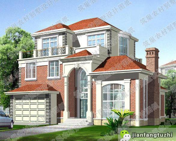 三層農(nóng)村別墅設計圖，現(xiàn)在的農(nóng)村房屋是越來越時尚大氣了