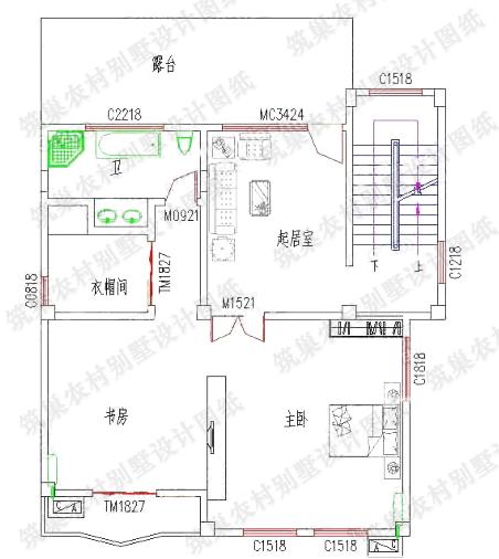 三層農(nóng)村別墅設計圖，現(xiàn)在的農(nóng)村房屋是越來越時尚大氣了