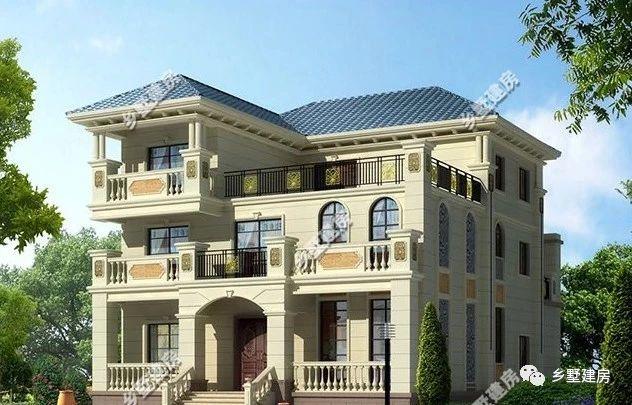 兩款歐式三層別墅設(shè)計(jì)圖，建一棟養(yǎng)老也行，喜歡歐式的不要錯(cuò)過(guò)