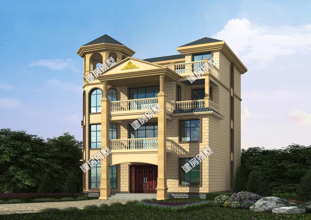 11.9米x14米農(nóng)村四層自建房，帶大露臺(tái)+多邊形涼亭，在農(nóng)村建肯定是同村最霸氣的那一款！