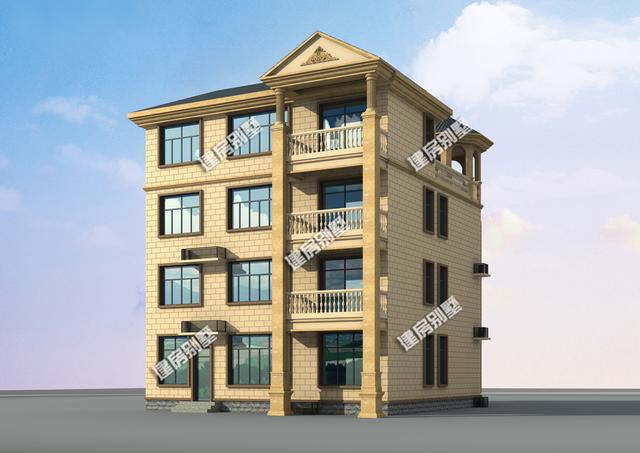 11.9米x14米農(nóng)村四層自建房，帶大露臺(tái)+多邊形涼亭，在農(nóng)村建肯定是同村最霸氣的那一款！