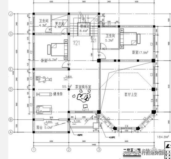 占地200平的三層豪華別墅設(shè)計圖，外觀漂亮大方，室內(nèi)布局功能合理，造價經(jīng)濟(jì)，絕對是你的菜！