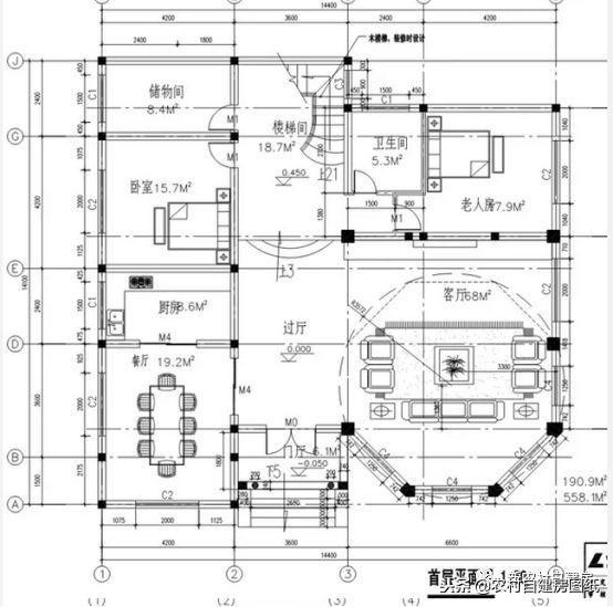 占地200平的三層豪華別墅設(shè)計圖，外觀漂亮大方，室內(nèi)布局功能合理，造價經(jīng)濟(jì)，絕對是你的菜！