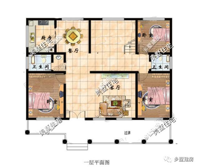 精選6套時下流行的農(nóng)村一層別墅設(shè)計圖，十萬塊包你建成，希望有你中意的一款！