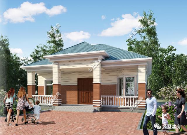 精選6套時下流行的農(nóng)村一層別墅設(shè)計圖，十萬塊包你建成，希望有你中意的一款！