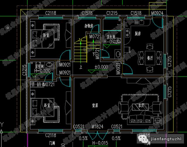 兩款進深都是10米的農(nóng)村二層自建房，一款歐式田園風，一款低造價，你更喜歡哪一款？