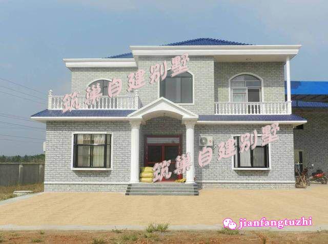 12.6米x13.5米農(nóng)村二層自建房，戶型簡(jiǎn)約方正，造價(jià)經(jīng)濟(jì)（含2張效果圖全套施工圖）