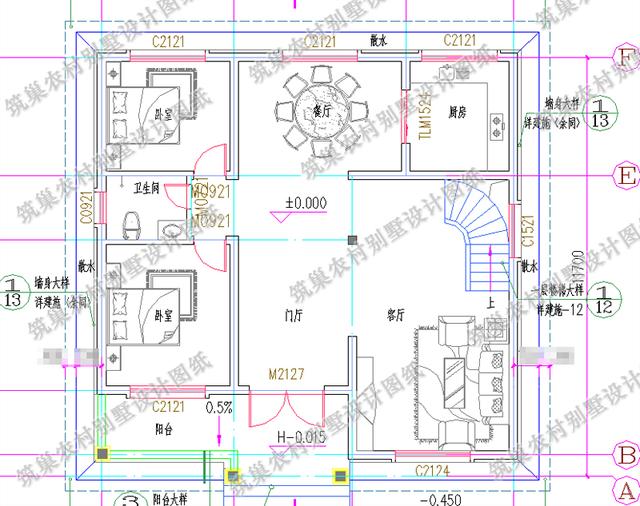 精選5款農(nóng)村二層自建房，戶型1喜歡的人最多，戶型5造價(jià)只要22萬(wàn)，來(lái)看看有沒(méi)有您喜歡的戶型。