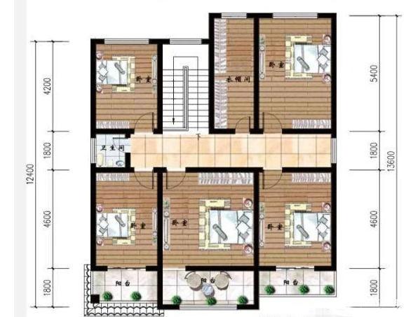 占地140平的兩款二層農(nóng)村自建房，六室兩廳，簡單實(shí)用，你肯定喜歡！
