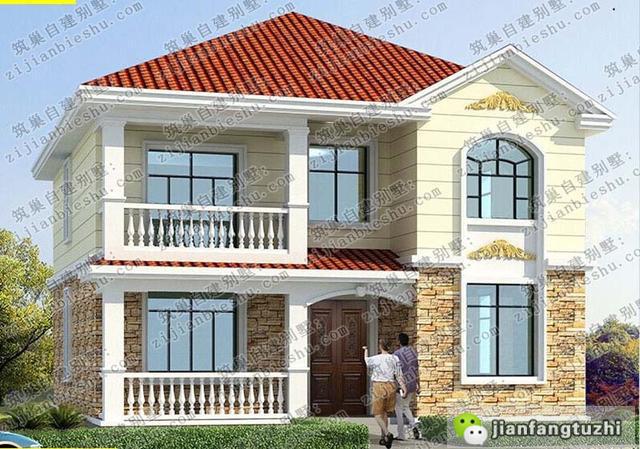 分享三款占地100平的二層鄉(xiāng)村自建房，挑來選去還是戶型3最實(shí)用！