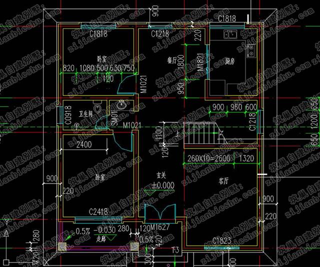 分享三款占地100平的二層鄉(xiāng)村自建房，挑來選去還是戶型3最實(shí)用！