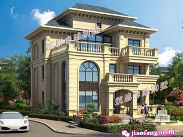 兩款帶陽臺的農(nóng)村小洋樓別墅設(shè)計圖，時尚大氣，功能性強，引領(lǐng)農(nóng)村別墅風(fēng)尚。