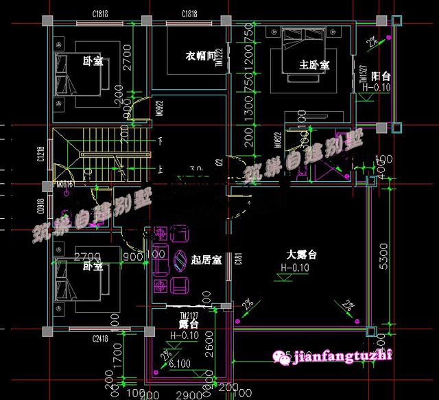 兩款帶陽臺的農(nóng)村小洋樓別墅設(shè)計圖，時尚大氣，功能性強，引領(lǐng)農(nóng)村別墅風(fēng)尚。