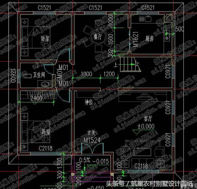 11×11米鄉(xiāng)村二層自建房，精致漂亮，美觀時(shí)尚，35萬就可以拎包入住！
