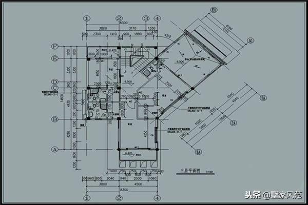 8.3米X14.6米三層現(xiàn)代風(fēng)別墅設(shè)計(jì)圖，具有超高顏值，五間臥室，布局合理，三層房屋精選！