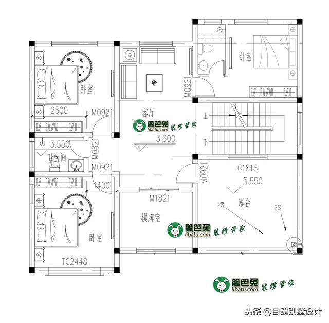 12x114款三層農(nóng)村自建房，安全、實用、美觀！