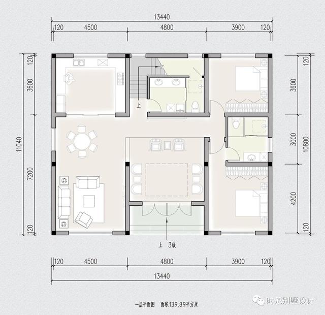 10x13米二層中式別墅設計圖，帶庭院，精致、華麗，花鳥山水間的千百年傳承