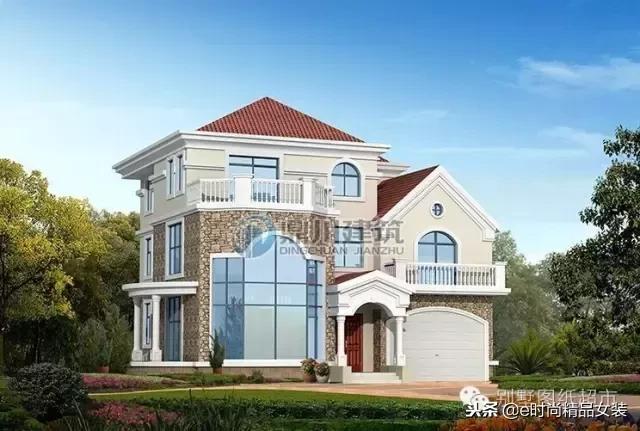 七套鄉(xiāng)村別墅設計圖，外觀時尚美觀，造價經(jīng)濟實惠，快來選一套吧！