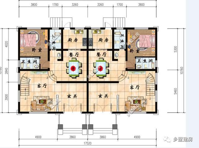 四層農(nóng)村自建房設(shè)計(jì)圖，精致又美麗
