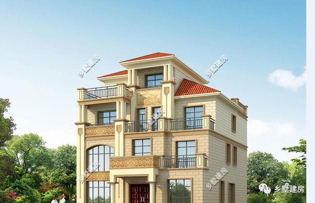 四層農(nóng)村自建房設(shè)計(jì)圖，精致又美麗